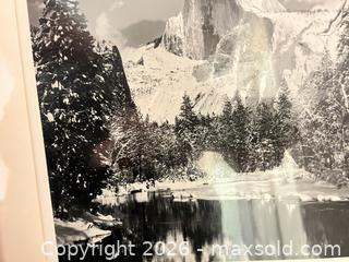 MaxSold Auction: Framed Black & White Yosemite Half Dome Print, Signed - Wake Forest (North Carolina, USA) PARTNER MANAGED Downsizing Online Auction - Wait Avenue