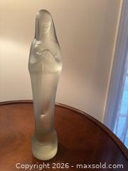 MaxSold Auction: Frosted Glass Madonna and Child Figurine - Wake Forest (North Carolina, USA) PARTNER MANAGED Downsizing Online Auction - Wait Avenue