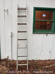 MaxSold Auction: Keller Aluminum Extension Ladder, Approx. 16 ft - Wake Forest (North Carolina, USA) PARTNER MANAGED Downsizing Online Auction - Wait Avenue