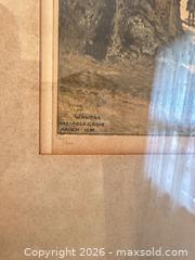 MaxSold Auction: Limited Edition Framed Print: Wawona / Mariposa Grove (Yosemite) - Wake Forest (North Carolina, USA) PARTNER MANAGED Downsizing Online Auction - Wait Avenue