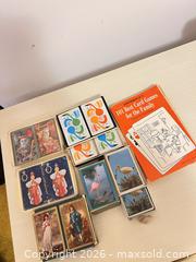 MaxSold Auction: Lot of 5–8 Assorted Playing Card Decks - Wake Forest (North Carolina, USA) PARTNER MANAGED Downsizing Online Auction - Wait Avenue