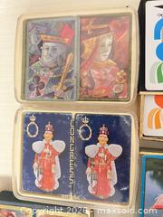 MaxSold Auction: Lot of 5–8 Assorted Playing Card Decks - Wake Forest (North Carolina, USA) PARTNER MANAGED Downsizing Online Auction - Wait Avenue