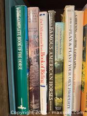 MaxSold Auction: Lot of Hardcover English Books — Horses, Gardening & Nature - Wake Forest (North Carolina, USA) PARTNER MANAGED Downsizing Online Auction - Wait Avenue