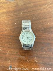 MaxSold Auction: Men's Stainless Steel Quartz Wrist Watch with Expansion Band - Wake Forest (North Carolina, USA) PARTNER MANAGED Downsizing Online Auction - Wait Avenue