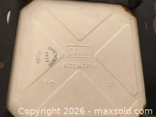 MaxSold Auction: Mid-Century Made in Japan Ceramic Tile & Cast Iron Trivet - Wake Forest (North Carolina, USA) PARTNER MANAGED Downsizing Online Auction - Wait Avenue