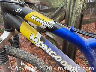 MaxSold Auction: Mongoose XR 150 (approx) Aluminum 21-Speed Mountain Bike - Wake Forest (North Carolina, USA) PARTNER MANAGED Downsizing Online Auction - Wait Avenue