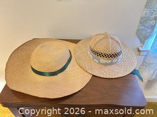 MaxSold Auction: Natural Beige Wide Brim Sun Hat - Wake Forest (North Carolina, USA) PARTNER MANAGED Downsizing Online Auction - Wait Avenue