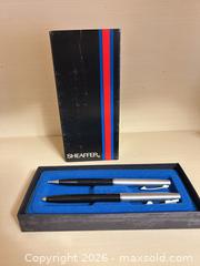 MaxSold Auction: Parker & Sheaffer Pens, Lot of 4–6 with Original Boxes - Wake Forest (North Carolina, USA) PARTNER MANAGED Downsizing Online Auction - Wait Avenue