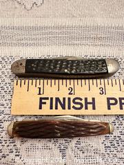 MaxSold Auction: Pocket Cutter with Jigged Bone Handle - Wake Forest (North Carolina, USA) PARTNER MANAGED Downsizing Online Auction - Wait Avenue