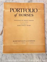 MaxSold Auction: Portfolio of Horses by Wesley Dennis & Marguerite Henry - Wake Forest (North Carolina, USA) PARTNER MANAGED Downsizing Online Auction - Wait Avenue