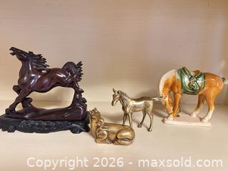 MaxSold Auction: Set of 4 Figurines / Sculptures - Wake Forest (North Carolina, USA) PARTNER MANAGED Downsizing Online Auction - Wait Avenue
