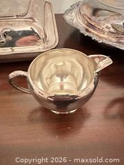 MaxSold Auction: Silver-Plated Victorian Style Tea and Serving Set - Wake Forest (North Carolina, USA) PARTNER MANAGED Downsizing Online Auction - Wait Avenue