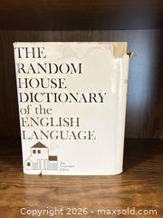 MaxSold Auction: The Random House Dictionary of the English Language — Hardcover Unabridged - Wake Forest (North Carolina, USA) PARTNER MANAGED Downsizing Online Auction - Wait Avenue