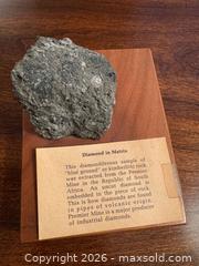 MaxSold Auction: Uncut Diamond in Kimberlite Matrix — Premier Mine, South Africa - Wake Forest (North Carolina, USA) PARTNER MANAGED Downsizing Online Auction - Wait Avenue