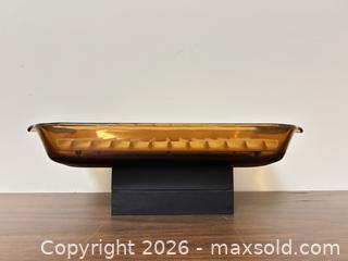 MaxSold Auction: Vintage -Visions Amber Glass-Ceramic Cookware Set (10+ Pieces) - Wake Forest (North Carolina, USA) PARTNER MANAGED Downsizing Online Auction - Wait Avenue