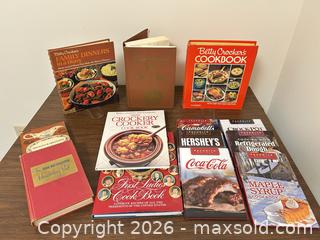 MaxSold Auction: Vintage Hardcover Cookbooks: General, Baking & Branded - Wake Forest (North Carolina, USA) PARTNER MANAGED Downsizing Online Auction - Wait Avenue