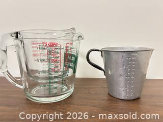 MaxSold Auction: Vintage Kitchen Tools Lot — Sunkist Pink Juicer & Pyrex Measuring Cup - Wake Forest (North Carolina, USA) PARTNER MANAGED Downsizing Online Auction - Wait Avenue