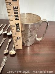 MaxSold Auction: Vintage Mixed Silver Plate Flatware Lot, Medium Set - Wake Forest (North Carolina, USA) PARTNER MANAGED Downsizing Online Auction - Wait Avenue