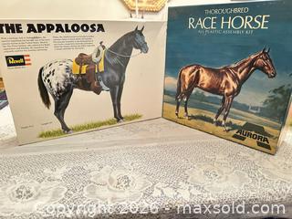 MaxSold Auction: Vintage Plastic Model Kit - Horse (Appaloosa) - Wake Forest (North Carolina, USA) PARTNER MANAGED Downsizing Online Auction - Wait Avenue
