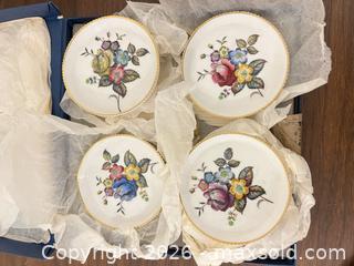 MaxSold Auction: Vintage Porcelain Floral & Scenic Multicolor Dishware Lot (11+) - Wake Forest (North Carolina, USA) PARTNER MANAGED Downsizing Online Auction - Wait Avenue