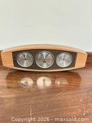 MaxSold Auction: Wood, Metal & Glass Panel with Analog Dial Gauges 14 in - Wake Forest (North Carolina, USA) PARTNER MANAGED Downsizing Online Auction - Wait Avenue