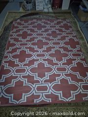 MaxSold Auction: 8' x 6' Outdoor Rug - Ajax (Ontario, Canada) PARTNER MANAGED Downsizing Online Auction - Grainger Crescent