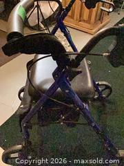 MaxSold Auction: Blue Folding Walker - Ajax (Ontario, Canada) PARTNER MANAGED Downsizing Online Auction - Grainger Crescent