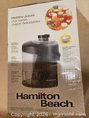 MaxSold Auction: Hamilton Beach HealthSmart Centrifugal Juicer - Black - Ajax (Ontario, Canada) PARTNER MANAGED Downsizing Online Auction - Grainger Crescent