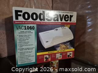 MaxSold Auction: New Food Saver Vacuum Sealer with Spare Rolls - Ajax (Ontario, Canada) PARTNER MANAGED Downsizing Online Auction - Grainger Crescent