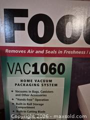 MaxSold Auction: New Food Saver Vacuum Sealer with Spare Rolls - Ajax (Ontario, Canada) PARTNER MANAGED Downsizing Online Auction - Grainger Crescent