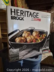 MaxSold Auction: New Heritage Rock 12" Electric Skillet - Ajax (Ontario, Canada) PARTNER MANAGED Downsizing Online Auction - Grainger