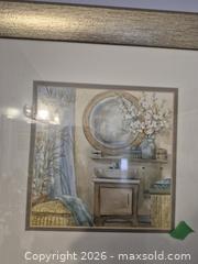 MaxSold Auction: Pair of Bathroom Art Prints - Ajax (Ontario, Canada) PARTNER MANAGED Downsizing Online Auction - Grainger Crescent