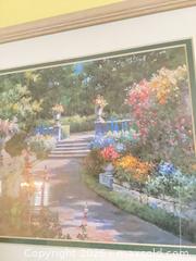 MaxSold Auction: Pair of Framed Landscape Prints (Garden & Winter Village) - Ajax (Ontario, Canada) PARTNER MANAGED Downsizing Online Auction - Grainger Crescent