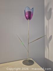MaxSold Auction: Pair of Metal Tulip Candle Holders - Ajax (Ontario, Canada) PARTNER MANAGED Downsizing Online Auction - Grainger Crescent