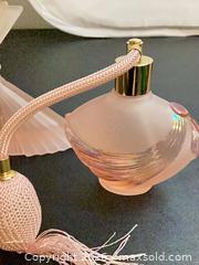 MaxSold Auction: Set of 3 Pink Glass Perfume Atomizers, Vintage / Retro - Ajax (Ontario, Canada) PARTNER MANAGED Downsizing Online Auction - Grainger Crescent