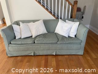 MaxSold Auction: Couch with 5 Pillows - Collingwood (Ontario, Canada) SELLER MANAGED Estate Sale Online Auction - Cameron Street