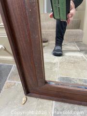 MaxSold Auction: Hall Mirror in Handmade Mahogony Frame. - Collingwood (Ontario, Canada) SELLER MANAGED Estate Sale Online Auction - Cameron Street