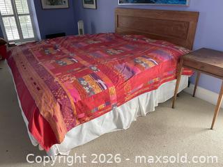 MaxSold Auction: King Size Bed with Antique Wood Panel Headboard. - Collingwood (Ontario, Canada) SELLER MANAGED Estate Sale Online Auction - Cameron Street
