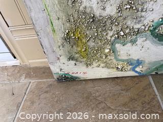 MaxSold Auction: Original Abstract Oil Painting by Howard Pain - Collingwood (Ontario, Canada) SELLER MANAGED Estate Sale Online Auction - Cameron Street