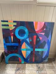 MaxSold Auction: Original Abstract Painting by Howard Pain - Collingwood (Ontario, Canada) SELLER MANAGED Estate Sale Online Auction - Cameron Street