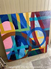 MaxSold Auction: Original Abstract Painting by Howard Pain - Collingwood (Ontario, Canada) SELLER MANAGED Estate Sale Online Auction - Cameron Street