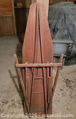 MaxSold Auction: Antique Primitive Wooden Folding Ironing Board - East Cocalico Township (Pennsylvania, USA) SELLER MANAGED Downsizing Online Auction - Stevens Road