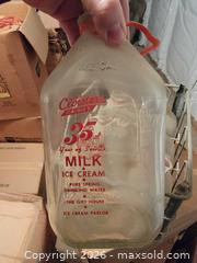 MaxSold Auction: Metal Milk Crate w/ 6 Half Gallon Glass Milk Jugs #2 - East Cocalico Township (Pennsylvania, USA) SELLER MANAGED Downsizing Online Auction - Stevens Road