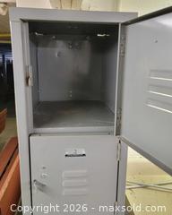MaxSold Auction: Vintage Metal 5-Tier Locker  - East Cocalico Township (Pennsylvania, USA) SELLER MANAGED Downsizing Online Auction - Stevens Road