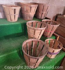 MaxSold Auction: Vintage Smaller Peach Baskets (7)  - East Cocalico Township (Pennsylvania, USA) SELLER MANAGED Downsizing Online Auction - Stevens Road