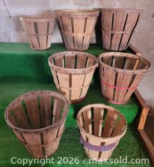 MaxSold Auction: Vintage Smaller Peach Baskets (7)  - East Cocalico Township (Pennsylvania, USA) SELLER MANAGED Downsizing Online Auction - Stevens Road