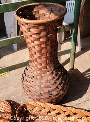 MaxSold Auction: Vintage Wicker Basket Lot (13) - East Cocalico Township (Pennsylvania, USA) SELLER MANAGED Downsizing Online Auction - Stevens Road