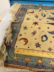 MaxSold Auction: Belgian Made Sun & Moon Tapestry Throw Blanket – 100% Viscose - Vancouver (British Columbia, Canada) SELLER MANAGED Reseller Online Auction - East 7th Avenue (STORAGE)