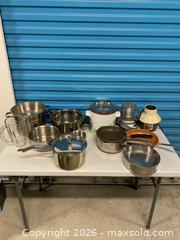MaxSold Auction: Kitchenware & Small Appliances Lot – Crock Pot, Cuisinart, Pots & Pans - Vancouver (British Columbia, Canada) SELLER MANAGED Reseller Online Auction - East 7th Avenue (STORAGE)