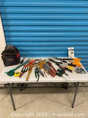 MaxSold Auction: Mixed Garden & Hand Tools Lot – Fiskars, Rapitest, Pipe Wrench & More - Vancouver (British Columbia, Canada) SELLER MANAGED Reseller Online Auction - East 7th Avenue (STORAGE)